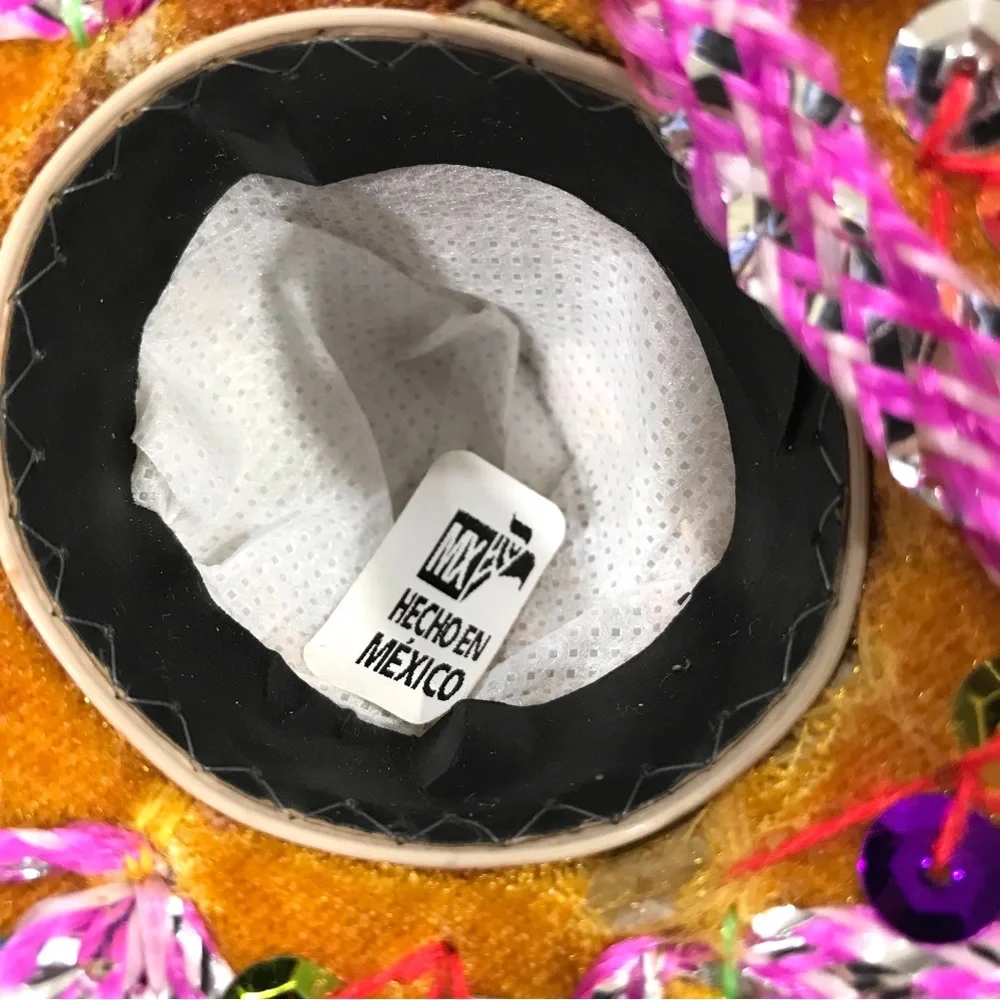 Mexican Fiesta Sombrero for Mini Pet Dog Cat Doll